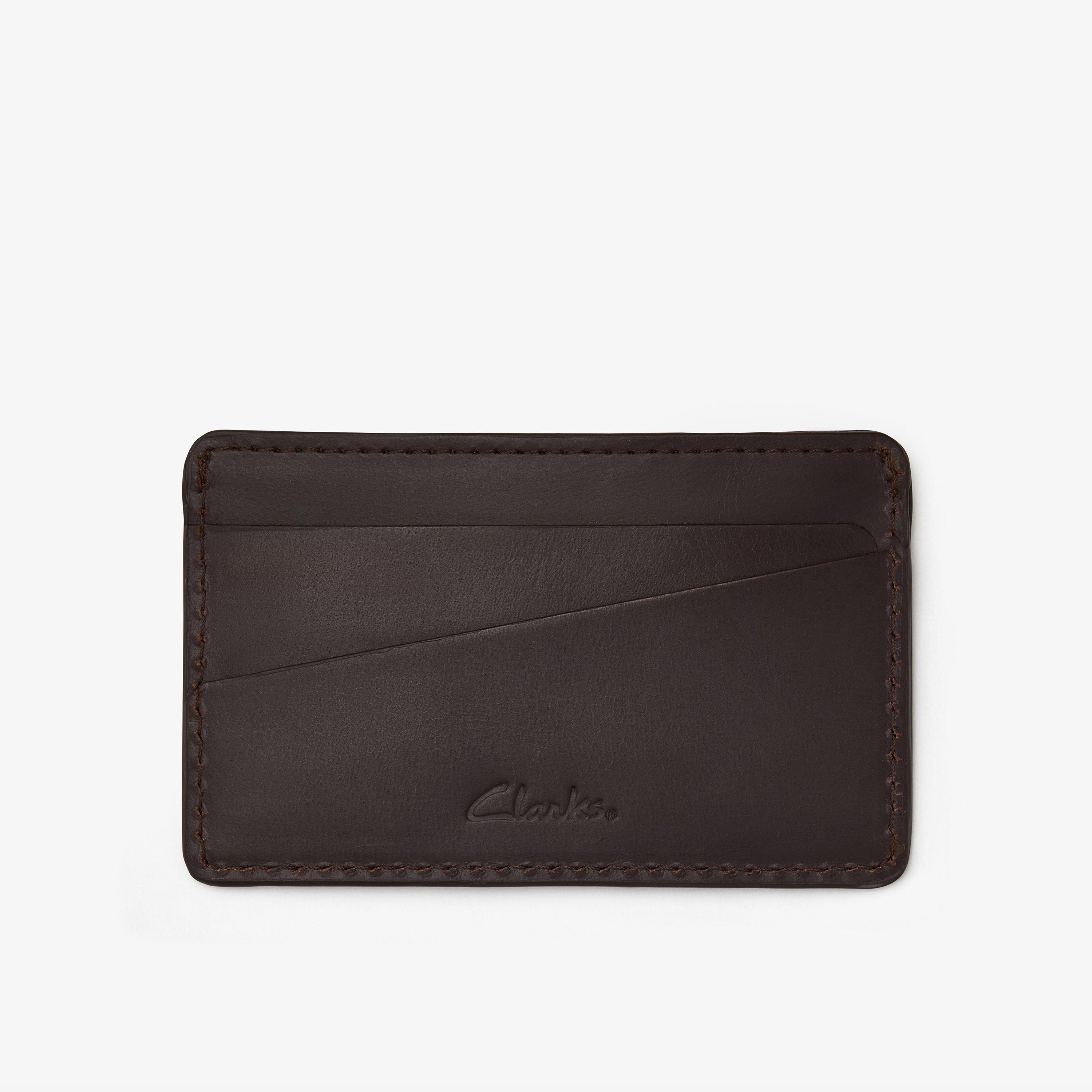 Premium Leather Card Holder Brown
